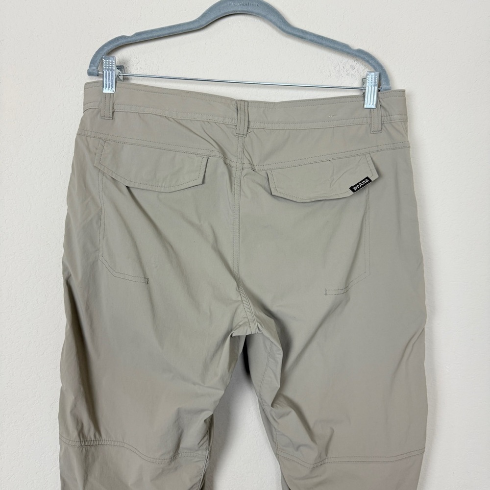 PRANA men’s stretch zion hiking pants | size 35x30 | Tan - Picture 9 of 11
